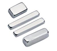 Lot de 4 aimants œil de chat - Aimant pour vernis à ongles en gel œil de chat - Avec forte puissance d'aspiration - Outils de design d'ongles magnétiques - Outils d'art de salon de manucure