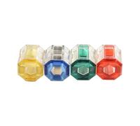 Lot de 4 aimants pour embouts de tournevis - Outil magnétique pour bague, essentiel pour les amateurs de bricolage