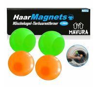 Lot de 4 aimants pour poils d'animaux - Pour machine à laver - Poils d'animaux - Boules de peluches - Pattes de chat - Pour enlever les poils de chien du linge