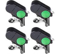 Lot De 4 Alarmes De Pêche, Indicateur De Touche, Alarme Sonore, Étanche, Alimentée Par Batterie, Clip Sur Canne À Pêche, Fournitures De Pêche De Nuit