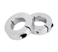 Lot De 4 Alésage De Collier D'arbre Fendu 20 Mm, Collier De Serrage D'arbre Monobloc En Aluminium, Diamètre Extérieur De 40 Mm, Épaisseur De 12 Mm