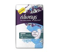 Lot De 4 - Always : Discreet Long Plus - Serviettes Fuites Urinaires Larges 16 Serviettes