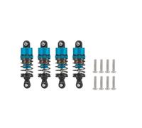 Lot de 4 amortisseurs à Bain d'huile réglables en Aluminium de 52 à 120 mm for Buggy 1/10 RC, Truggy, on Road, Touring, Monster Trucks, Drift Cars(4pcs 52mm Blue)