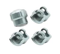 Lot de 4 amortisseurs en Alliage d'aluminium for Voiture télécommandée ARR-MA 1/7 et 1/8, pièces de Mise à Niveau, Accessoires(Dark Grey)