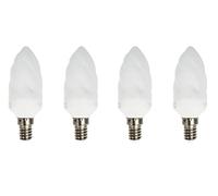 Lot de 4 ampoules à économie d'énergie E14 4 x 9 W 4 x 470 lm Lumière du jour 6400 K