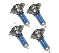 Lot de 4 Ampoules H7 12V 55W à effet Xénon 5500K