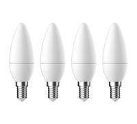 Lot de 4 ampoules LED bougie LAP DFRNCL2EDB E14 250lm 2,2W