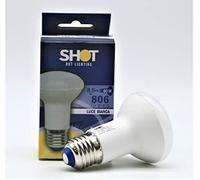 Lot de 4 ampoules SPOT LED R63 8,5 W 6500 K lumière blanche très large culot E27