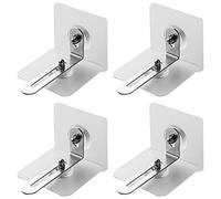 Lot de 4 ancrages de meubles anti-basculement réglables avec boucle anti-chute pour meubles ancrages muraux