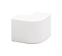 Lot de 4 angles extérieurs blanc pour moulure, H. 2.3 x P.1.1 cm