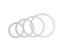 Lot de 4 anneaux d'amortissement sonore pour une meilleure gestion de la tonalité sur les tailles de batterie standard (B)