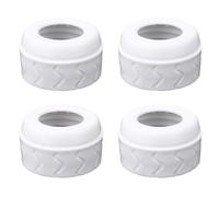 Lot de 4 Anneaux de Colliers de Tétine pour Biberons, Compatibles avec les Biberons Étroits en Plastique et en Verre Dr. Brown's de 4oz & 8oz sans Fuite ni Déversement Bouchon de Biberon