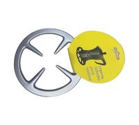 Lot de 4 anneaux de cuisinière à gaz résistants à la chaleur 130 mm Noir | Convient pour les petites poêles, cafetières, réduit efficacement l'écart entre les brûleurs