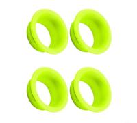 Lot de 4 anneaux de serrage de frein de vélo pour Magura MT5 MT7, anneaux d'étrier de frein décoratifs en plastique, légers, accessoires en jaune/rouge/vert/bleu (vert clair)