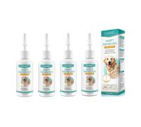 Lot de 4 anti-verrues pour chien - Anti-verrues pour chien pour tous les types de chiens et chiens de petite, moyenne et grande taille, chaque flacon de 20 ml, anti-verrues puissant pour chiens