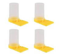 Lot de 4 appareils d'irrigation des insectes, abeilles, distributeur de boissons, arrosage des insectes, structure en plastique, appareil d'alimentation pour abeilles