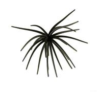 Lot de 4 appâts souples flottants style oursin 6,5-9 cm | Design flottant, doux pour le mouvement des tentacules, attire les poissons instantanément, tailles 6,5 cm et 9 cm
