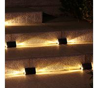 Lot de 4 appliques murales solaires noir twily