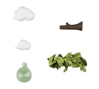 Lot de 4 araignées sauteuses en verre transparent pour terrarium et observation des animaux domestiques