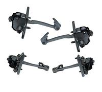 (Lot de 4) Arrêt Charnière Tirant Limiteur de Porte Avant ET Arrière Gauche ET Droite Compatible pour C4 II et DS4-9181R1 9181R2