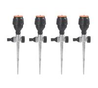 Lot de 4 arroseurs de jardin, outils d'arrosage de jardin, arroseurs d'eau à impulsion pour arroser les plantes, fleurs, légumes