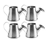 Lot de 4 arrosoirs miniatures en fer léger pour maisons de poupées et jardins, matériau en fer durable pour une utilisation à long terme pour la décoration de paysages de la maison