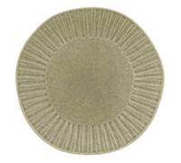 Lot de 4 Assiette plate Nyero ronde D.27cm vert - Atmosphera Créateur d'intérieur