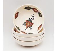 Lot de 4 assiettes creuses - assiettes à soupe Jatte Sahel Beige - D 20 cm