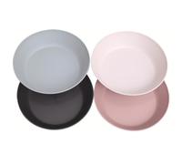 Lot de 4 assiettes creuses en PLA