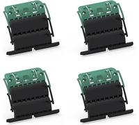 Lot de 4 Attaches de Tablier Rigide 2 Maillons Clicksur H875E pour Volet Roulant - Fixation de volets roulants - Attache Tablier de sécurité anti effraction clipsable