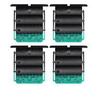 Lot de 4 Attaches de tablier rigide Clicksur H875F pour volet roulant - Fixation de volets roulants - Verrou automatique 3 maillons - Attache tablier de sécurité anti-effraction clipsable