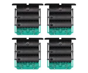 Lot de 4 Attaches de tablier rigide Clicksur H875F pour volet roulant - Fixation de volets roulants - Verrou automatique 3 maillons - Attache tablier de sécurité anti-effraction clipsable