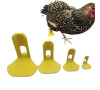 Lot de 4 attelles de Soutien réglables pour la Fixation des Pattes de canetons - pour coqs, Pieds cassés, volailles, Jeunes Oiseaux, Poussins et Orteils courbés