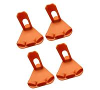 Lot de 4 attelles vertes en PETG pour modification des pattes de volaille afin de résoudre les problèmes tels que les phalanges bou s et les cassures, y compris un renfort de jambe de guidage