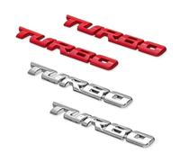 Lot de 4 autocollants 3D en métal, aspect chromé, pour tuning et décoration de voiture, pour porte, hayon, capot, résistant aux intempéries et durable
