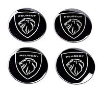 Lot de 4 Autocollants pour Cache-moyeux de Roue Peugeot 5008, 4008, 3008, 2008, 508, 408, 308, 208, 56 mm, emblème de Roue, Logo, Accessoires extérieurs,Normal-A Style