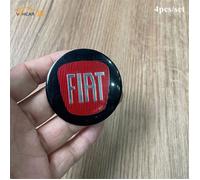 Lot de 4 autocollants pour enjoliveurs de roue Fiat 500 Abarth 56 mm, couvercle central de voiture, décalcomanie, logo, emblè~9417