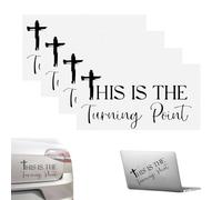 Lot de 4 autocollants pour pare-chocs de voiture « This is the Turning Point USA Charlie Kirk True American Hero Patriot Legend », Freedom Silenced But Not Forgotten in Loving Memory I Am Charlie
