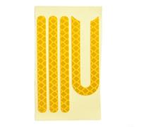 Lot de 4 autocollants réfléchissants pour une meilleure visibilité sur votre scooter électrique M365 Pro Orange