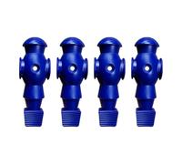Lot de 4 baby-foot de rechange pour homme - Tiges de 1,6 cm - Bleu