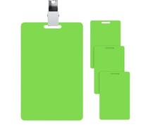Lot de 4 badges verticaux effaçables verticaux pour bloc-notes | Mini bloc-notes de poche pour planificateur, enseignant, étudiant, infirmière, médecin, bureau, hôtel, école, salon