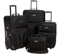 Lot de 4 Bagages à roulettes Rockland, Noir (Noir) - F32-BLACK