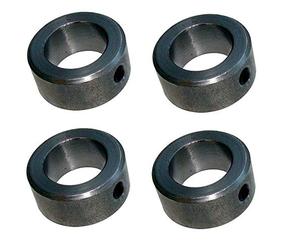Lot de 4 bague de réglage pour essieu/axe de 20 mm DIN 705 A, bague avec vis