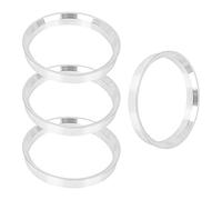 Lot de 4 bagues de centrage de roue 72,6 à 66,1 - Diamètre extérieur : 72,6 mm Diamètre intérieur : 66,1 mm
