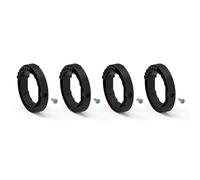 Lot de 4 bagues pour attaches verrou renforcées - tube OCTO Ø 60 mm