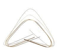 Lot de 4 baguettes de soudage en alliage d'aluminium, cuivre et argent de qualité supérieure, fil à souder flexible et durable pour la fabrication et la réparation de bijoux, 0,5