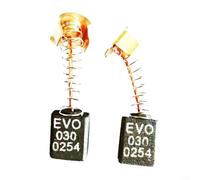 Lot de 4 balais de carbone de rechange pour scie à onglet RAGE3S Fury 3S Evolution 2 210 mm E113 Pièces d'entretien du moteur