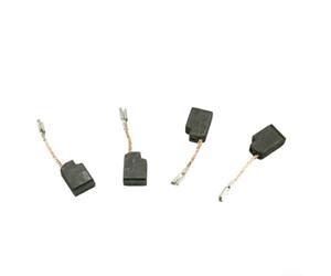 Lot de 4 balais de charbon 6 x 10 x 13 mm pour meuleuse d'angle D28803 D28065 D28117 D28116 DWE4615, pièce de rechange 181216-01 650916-01, balais de moteur gris pour coupe et meulage