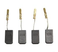 Lot de 4 balais de charbon de rechange 316046800 compatibles avec Metabo W8-115, W8-125, W11-125, WE14-150, WE14-125, WP8-115, WE9-125, QuickProtect