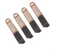 Lot de 4 balais de charbon de rechange pour batteurs sur socle (4 pièces, 6 × 6 × 25 mm) - Compatible avec 5K5SS, 4K5SS, KSM150, KPM50, 9706416 et autres modèles